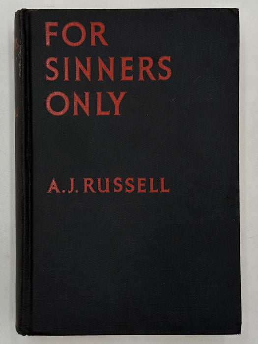 For Sinners Only by A.J. Russell - 7th Printing