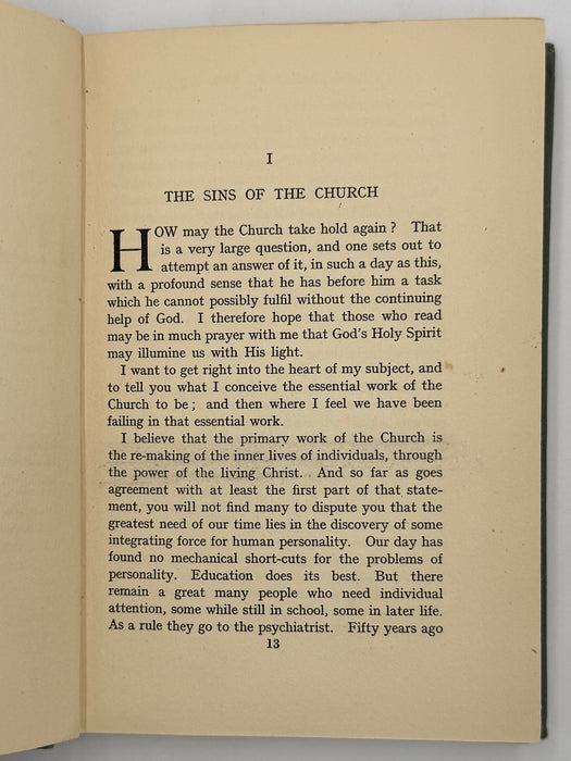 Conversion of the Church by Samuel M. Shoemaker - First British Edition 1933