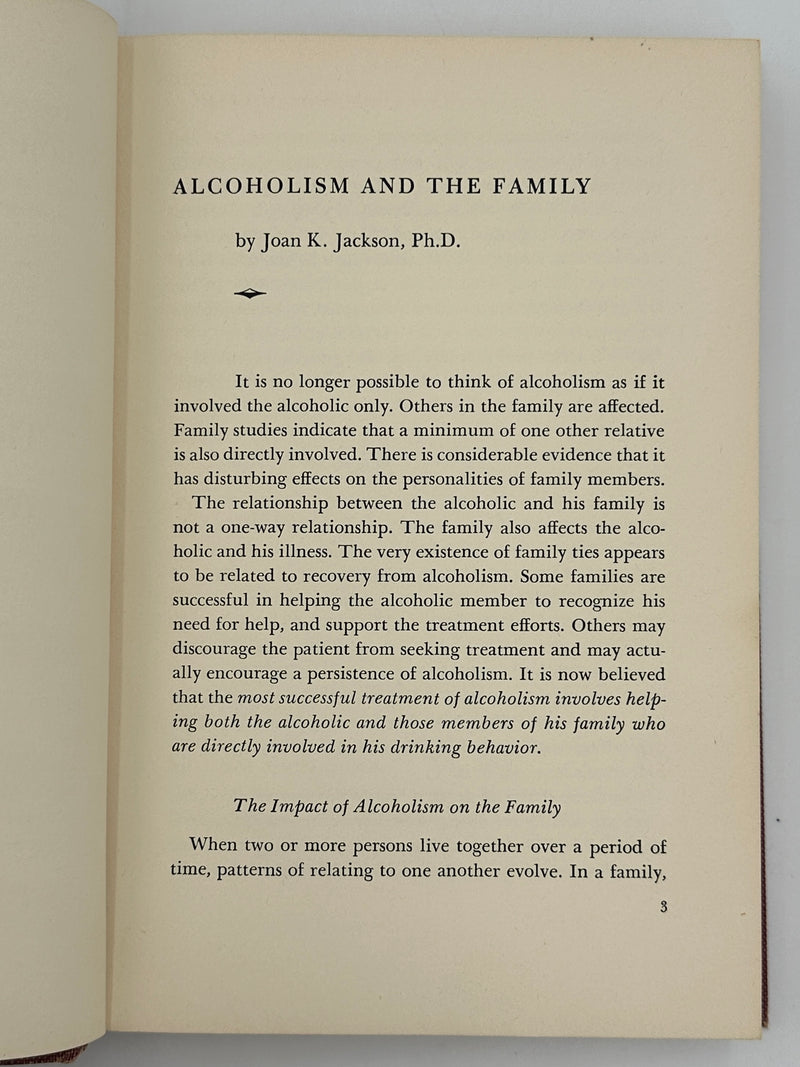 Al-Anon Faces Alcoholism First Printing from 1965 - ODJ Recovery Collectibles