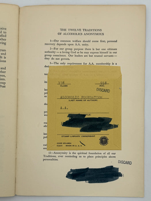 A.A. - 44 Questions and Answers About the Program of Recovery From Alcoholism - 1953 Pamphlet