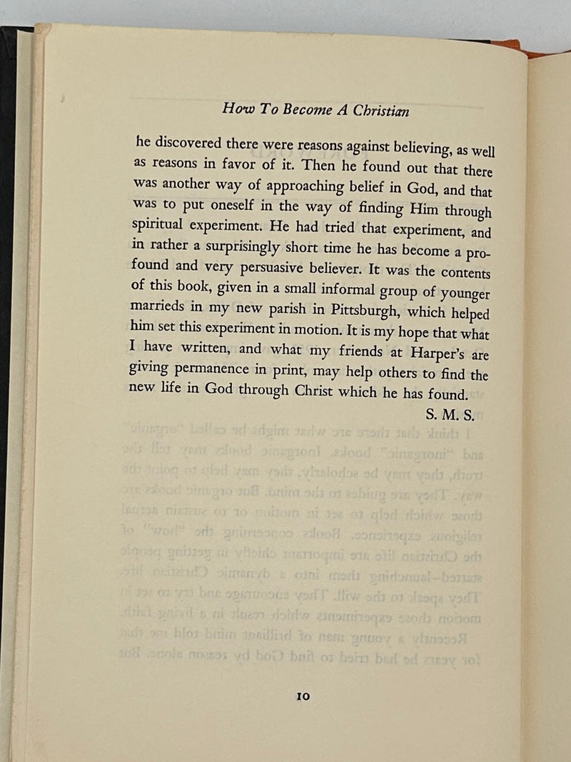 How To Become A Christian by by Samuel M. Shoemaker from 1953 - ODJ