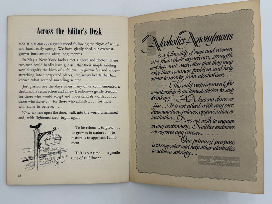 AA Grapevine from May 1957