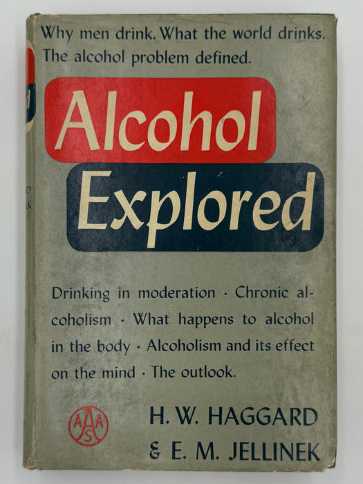 Alcohol Explored by Haggard and Jellinek - First Edition - 1942