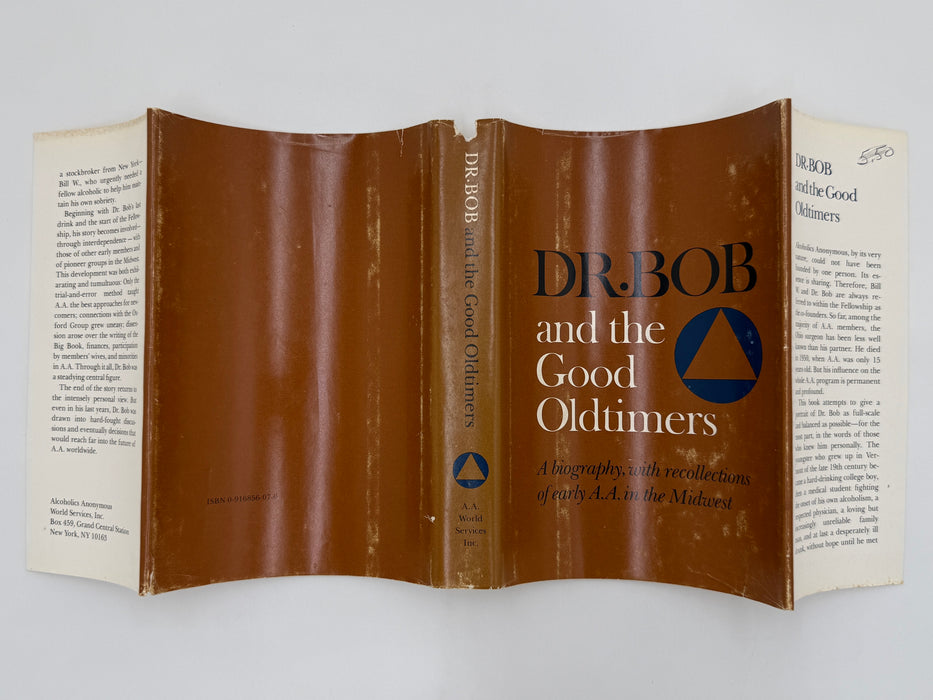 Dr. Bob and the Good Oldtimers - Second Printing 1980 - with Original Jacket