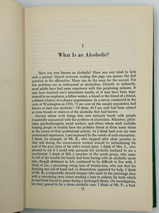 Understanding and Counseling the Alcoholic — Through Religion and Psychology by Howard J. Clinebell, Jr.