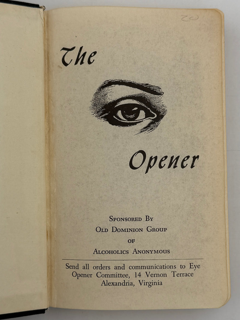 The Eye Opener - Second Edition - Old Dominion Group of Alcoholics Anonymous