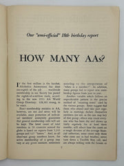 AA Grapevine from May 1953 Recovery Collectibles