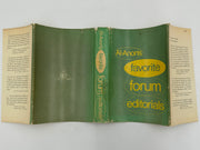 SIGNED - Al-Anon’s Favorite Forum Editorials - First Edition from 1970 - ODJ Recovery Collectibles