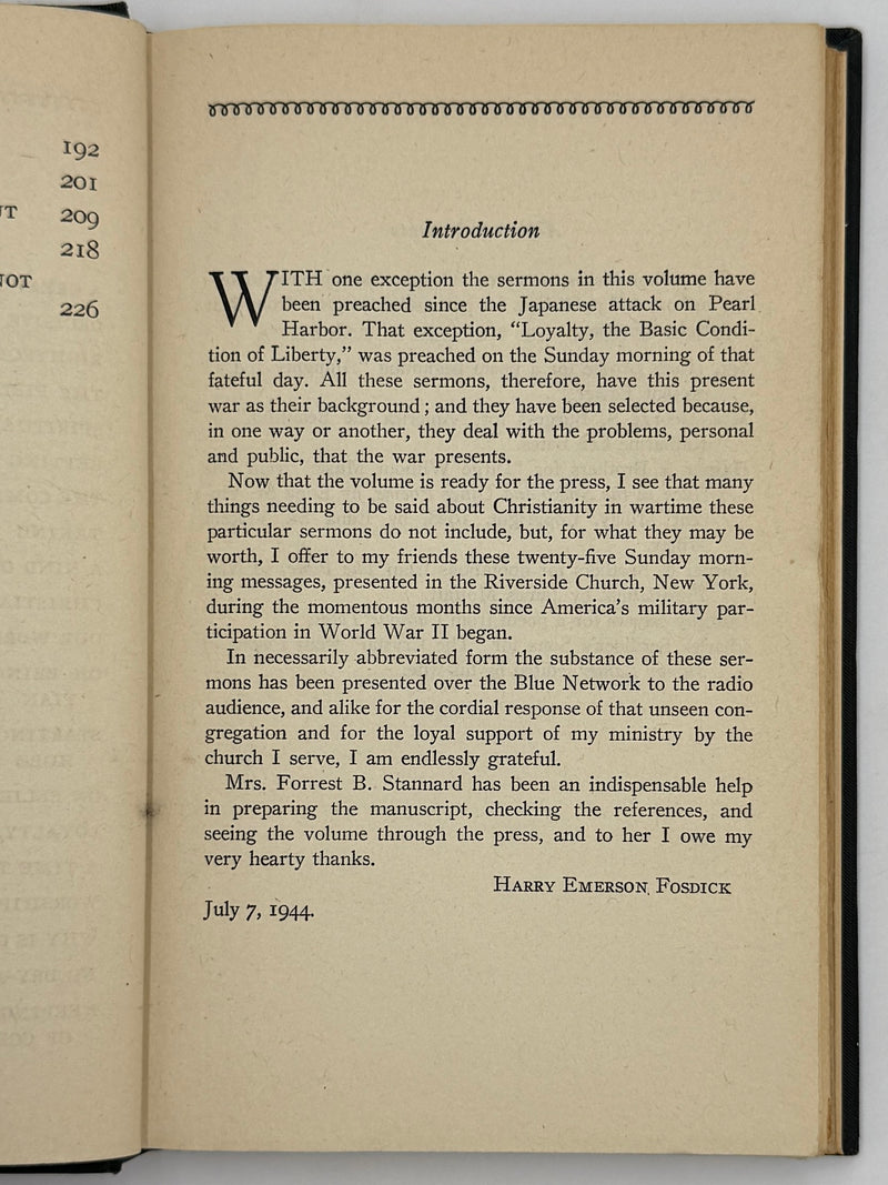 Signed - A Great Time To Be Alive by Harry Emerson Fosdick