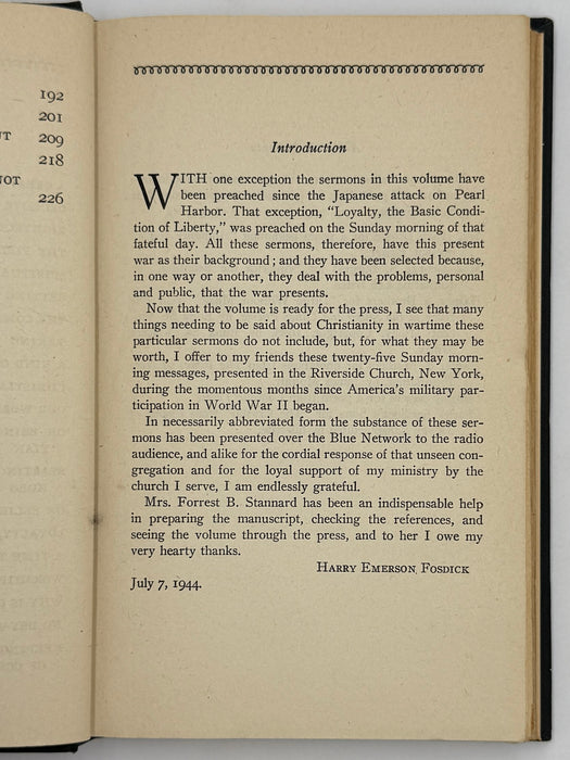 Signed - A Great Time To Be Alive by Harry Emerson Fosdick