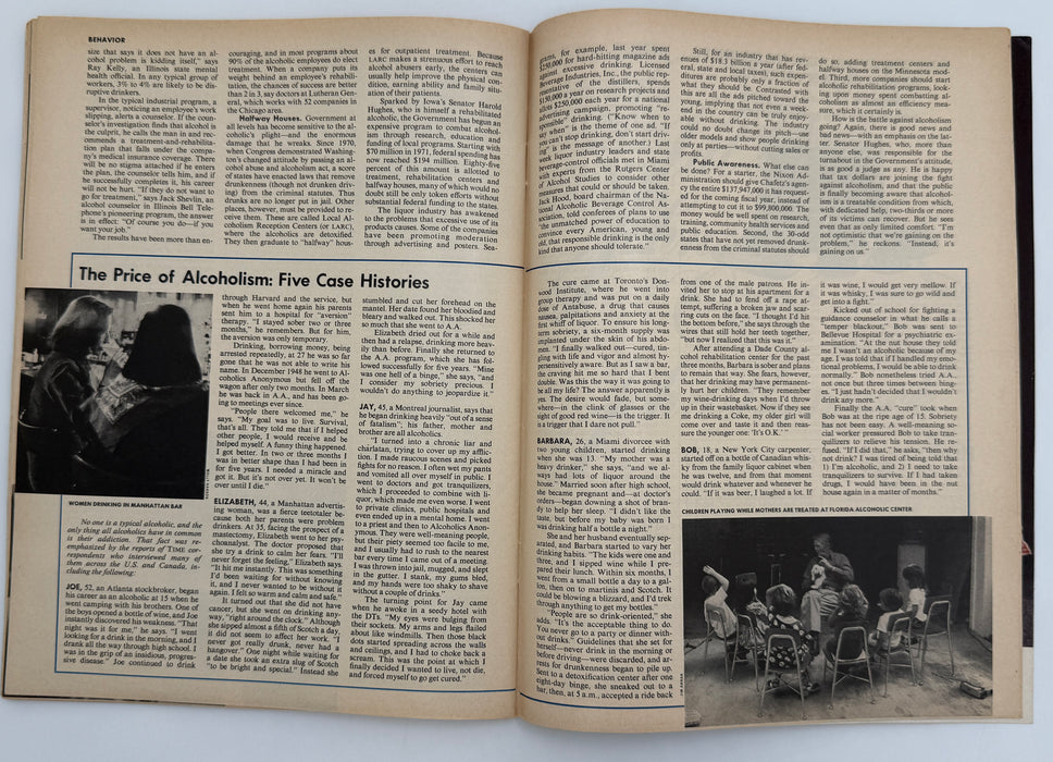 Time Magazine from April 1974 - Alcoholism