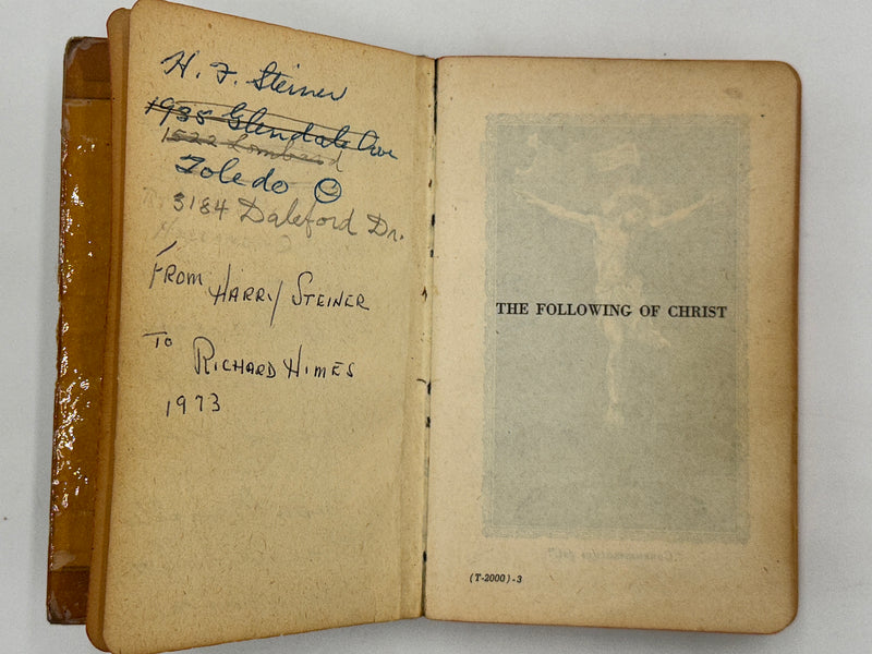 Signed by Sister Ignatia - The Following of Christ Recovery Collectibles
