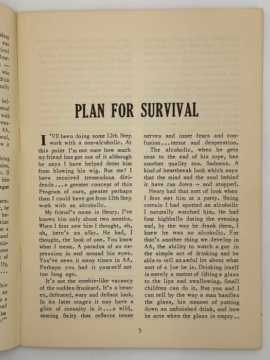 AA Grapevine from March 1951 Recovery Collectibles