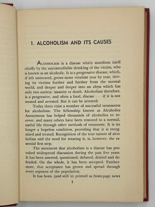 Primer On Alcoholism by Marty Mann - First Edition First Printing from 1950 - ODJ
