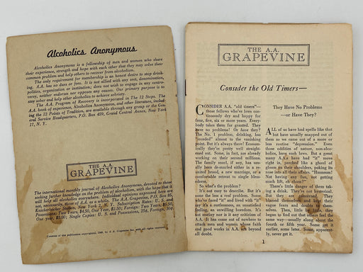 AA Grapevine from June 1949 Recovery Collectibles