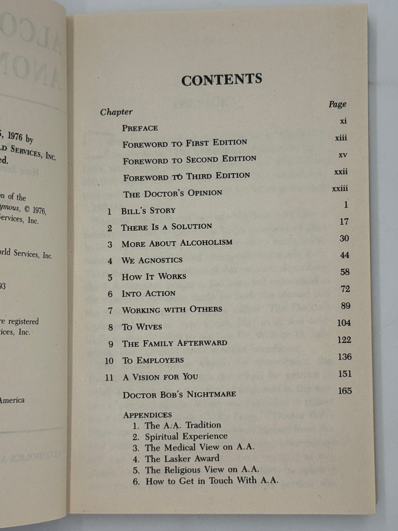 Pocket Edition AA Big Book and Twelve and Twelve - First Printings