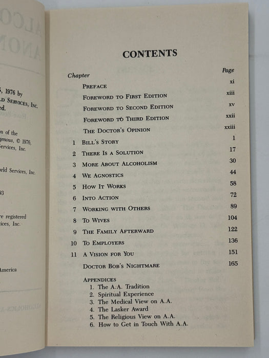 Pocket Edition AA Big Book and Twelve and Twelve - First Printings