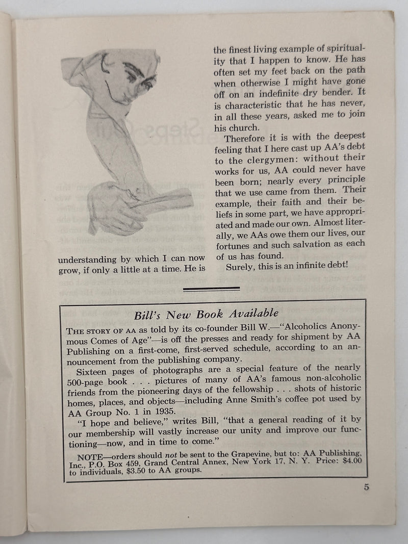AA Grapevine from September 1957