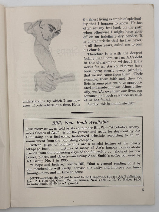 AA Grapevine from September 1957