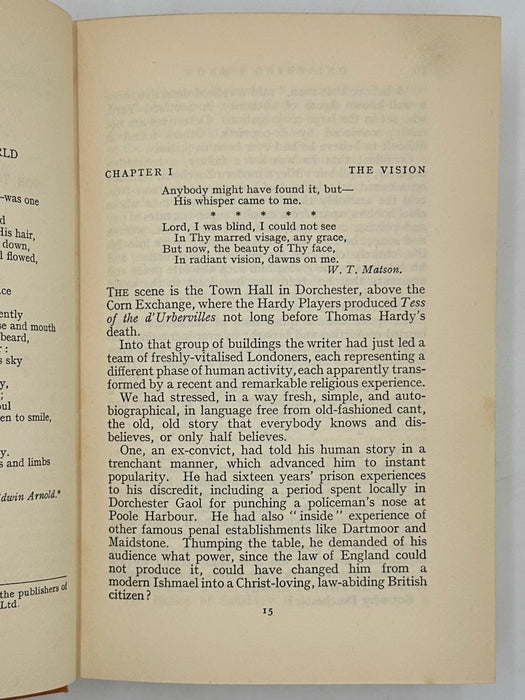 One Thing I Know by A.J. Russell - First Printing 1933