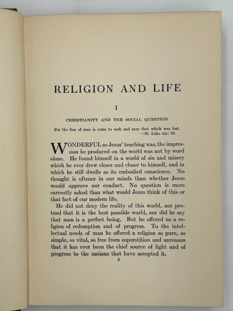 Religion and Life by Elwood Worcester from 1914