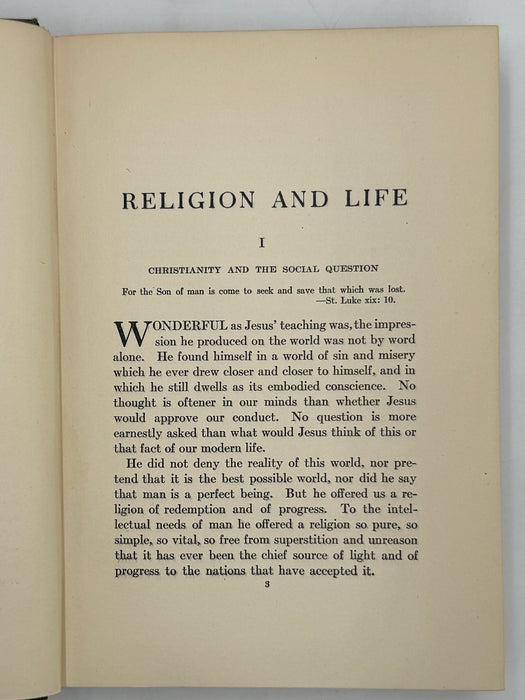 Religion and Life by Elwood Worcester from 1914