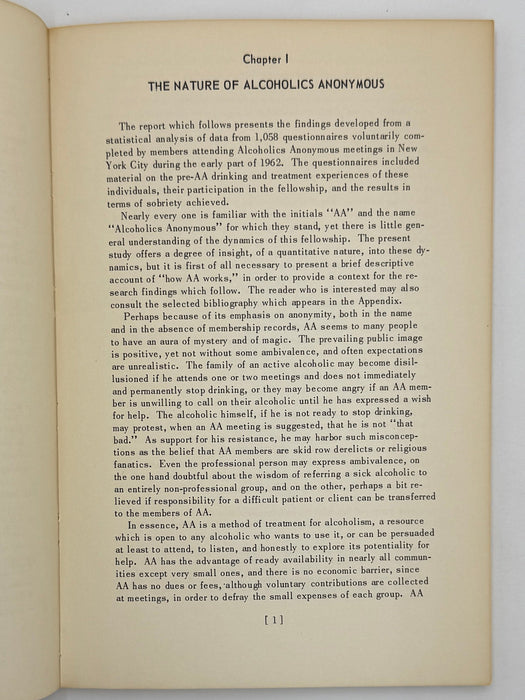 Alcoholics Anonymous Pathway to Recovery - NCA - 1965 Recovery Collectibles