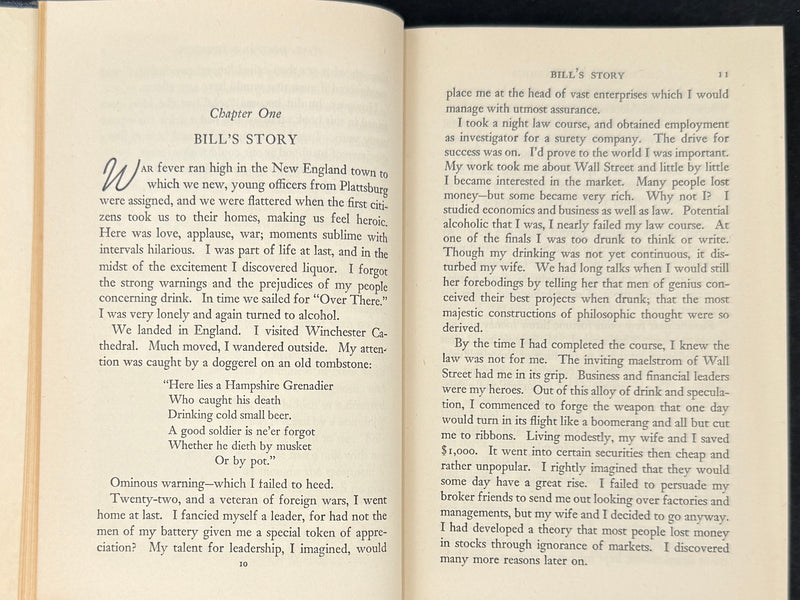 Alcoholics Anonymous — First Edition, Twelfth Printing (October 1948) with Original Dust Jacket