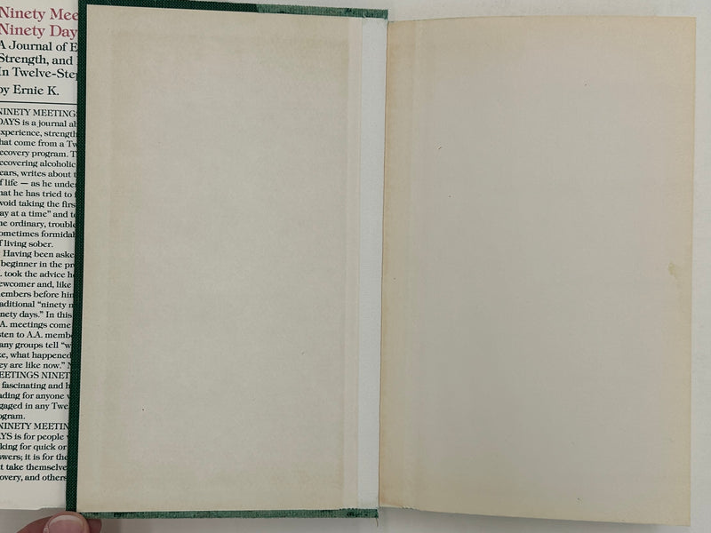 Ninety Meetings Ninety Days by Ernie K. - Hardcover from 1984 Recovery Collectibles