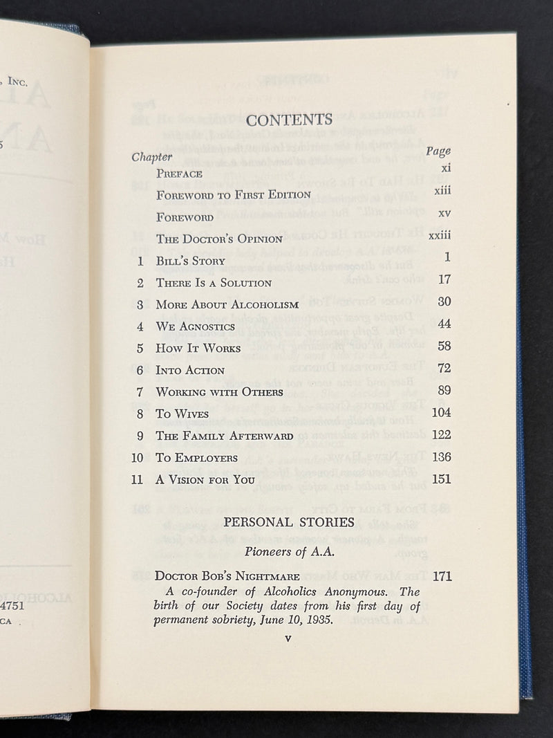 Alcoholics Anonymous — Second Edition, Fifteenth Printing (1973) — Original Dust Jacket