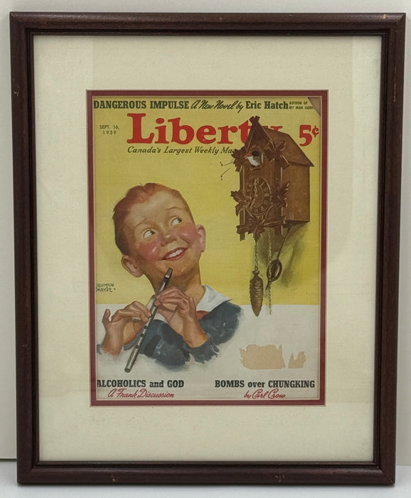 Canadian issue of the Liberty Magazine from September 1939 - Alcoholics and God article