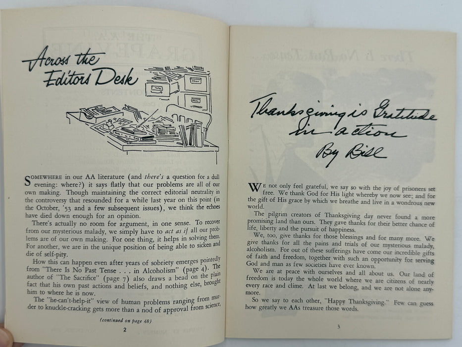 AA Grapevine from November 1954