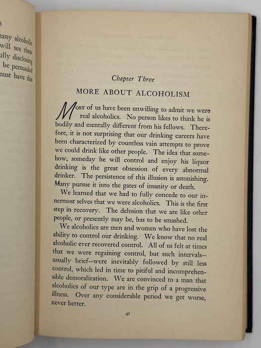 Alcoholics Anonymous First Edition 14th Printing from 1951 - ODJ