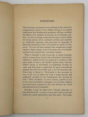 The Oxford Group and it’s Work of Moral Re-Armament - May 1954 West Coast Collection