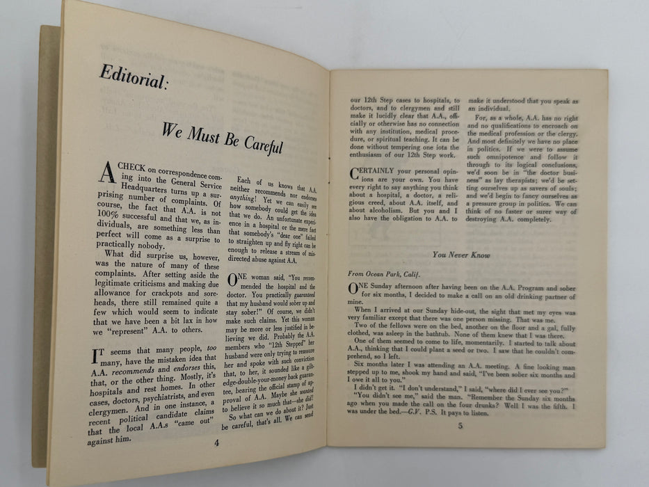 AA Grapevine from March 1949