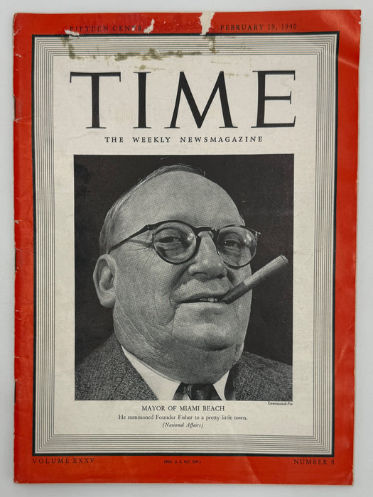 Time Magazine from February 1940 - Alcoholics Anonymous Rockefeller Dinner