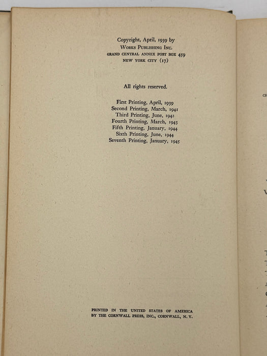 Alcoholics Anonymous Extremely RARE First Edition 7th Printing Big Book from 1945 - RDJ