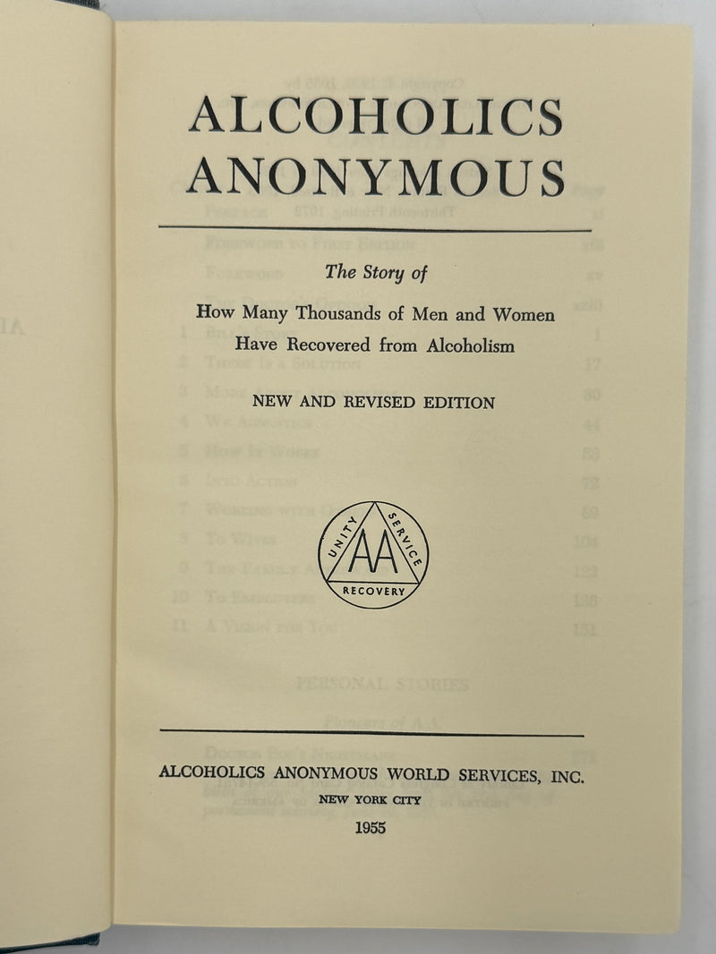 Alcoholics Anonymous Second Edition 13th Printing from 1972 - ODJ