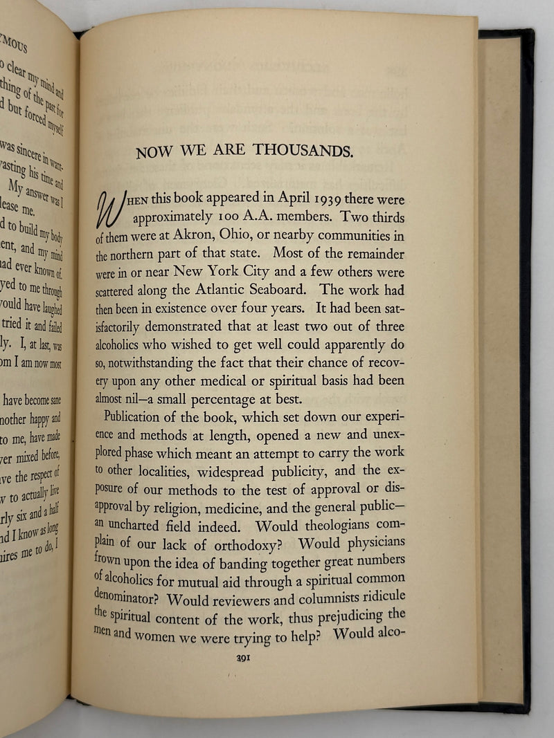 Alcoholics Anonymous First Edition 13th Printing from 1950 - ODJ