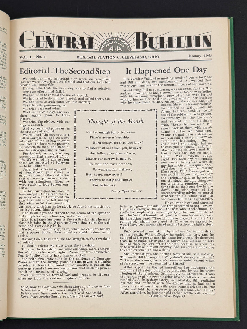 The Cleveland Central Bulletin Collection — Original Bound Volumes, 1942–1962