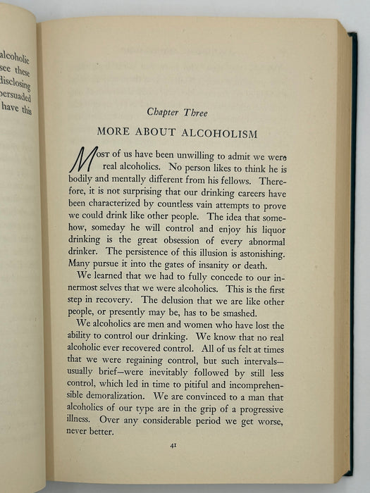 Alcoholics Anonymous First Edition 14th Printing from 1951 - ODJ