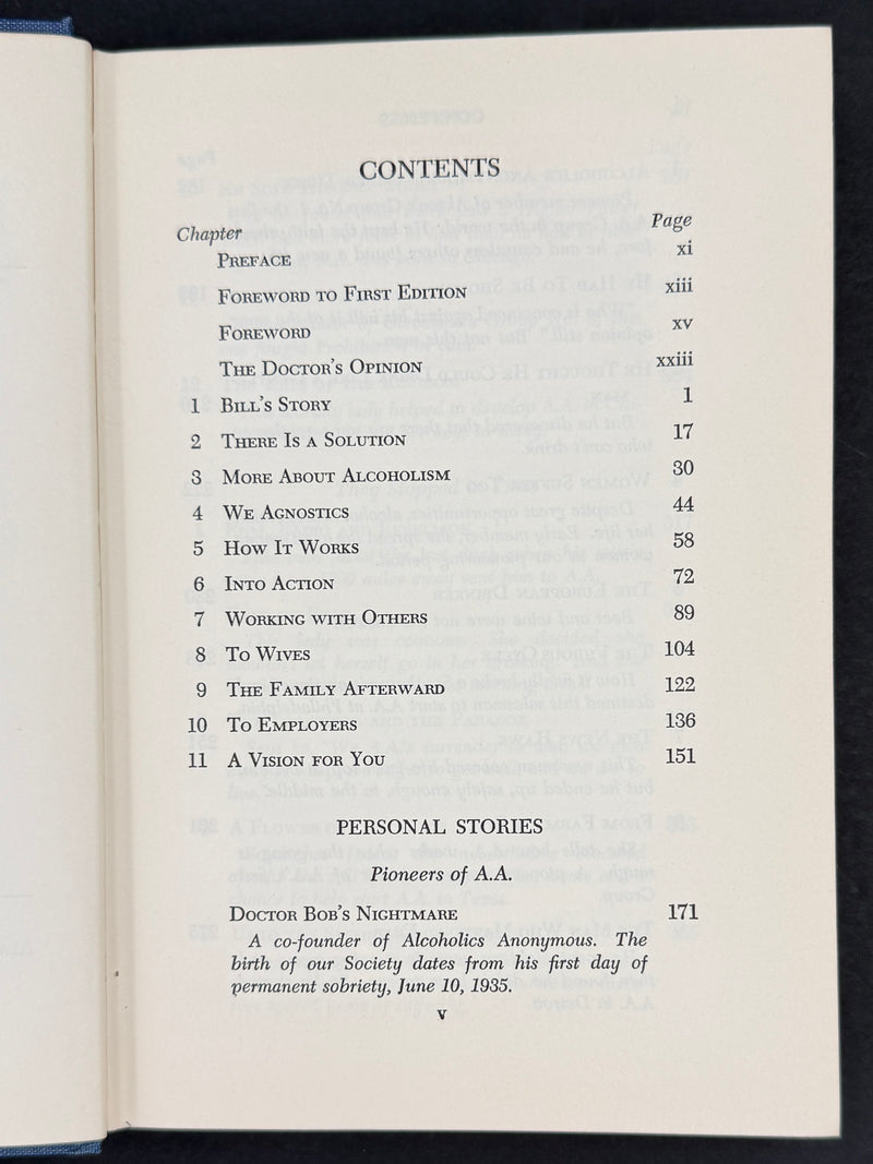 Alcoholics Anonymous — Second Edition, Fourth Printing (1960)