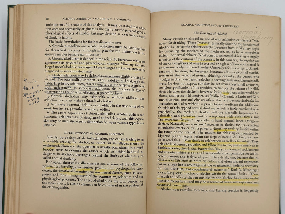 Alcohol Addiction and Chronic Alcoholism by E. M. JELLINEK