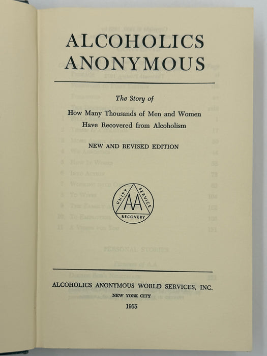 Alcoholics Anonymous Second Edition 13th Printing from 1972 - ODJ