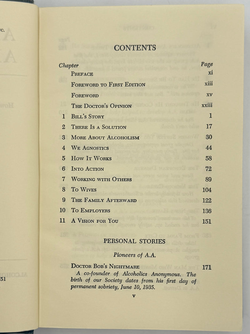 Alcoholics Anonymous Second Edition 13th Printing from 1972 - ODJ