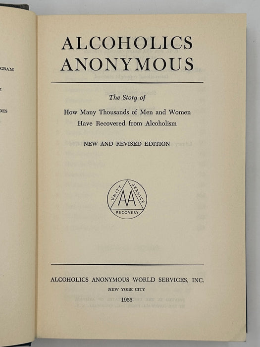 Alcoholics Anonymous Second Edition 4th Printing from 1960 - ODJ