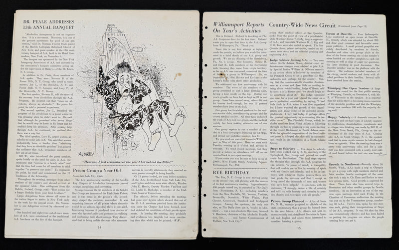The A.A. Grapevine — December 1947 | Volume IV, No. 7 — Bill W. on the First Tradition