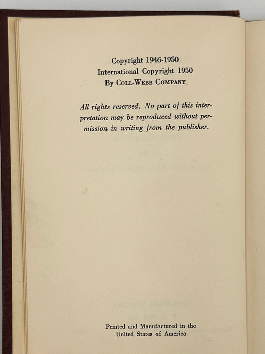 The Little Red Book: An Interpretation Of The Twelve Steps of the Alcoholics Anonymous Program - 1950