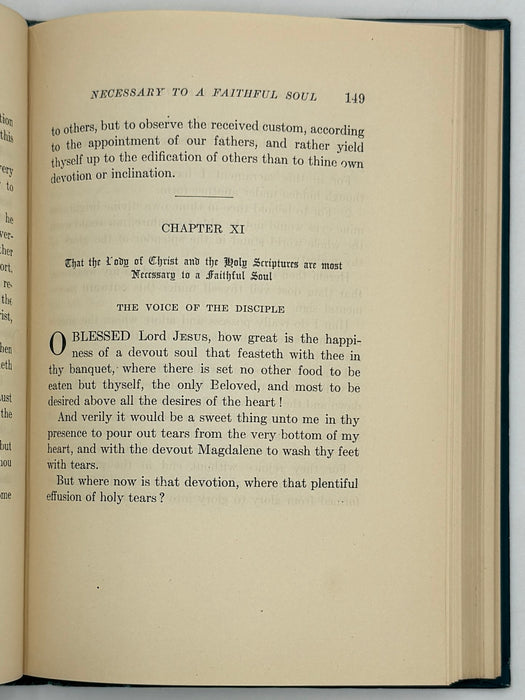 The Imitation of Christ BY THOMAS A KEMPIS - 1926 - ODJ