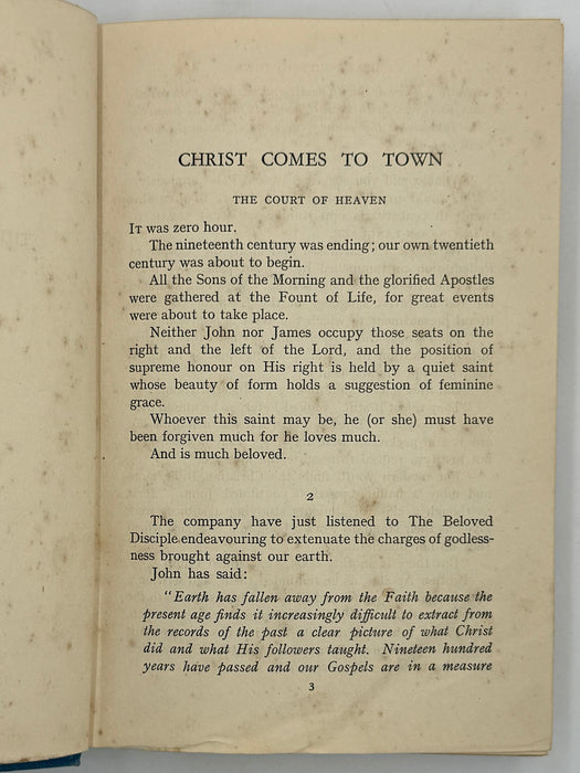 Christ Comes To Town by A.J. Russell - First Printing from 1935 - ODJ